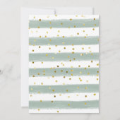 Sage Green Eucalyptus Confirmation Dove Invitation 招待状 (裏面)