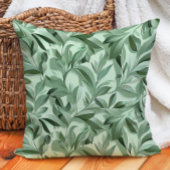 Sage Green Eucalyptus Leaves Botanical Greenery クッション