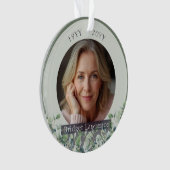 Sage Green Eucalyptus Remembrance Memorial オーナメント (正面)