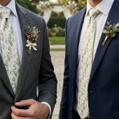 Sage Green Eucalyptus Wedding ネクタイ