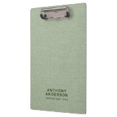 Sage Green Fabric Texture クリップボード (左)