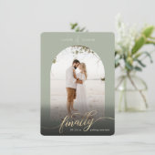 Sage Green Finally Getting Married & Window Photo セーブザデート (スタンド正面)