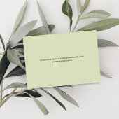 Sage Green Floral QR Code Wedding RSVP Script