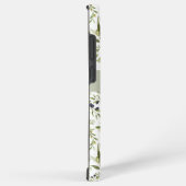 Sage Green French Country Chic Olive Name Monogram Samsung Galaxyケース (右側面)