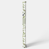 Sage Green French Country Chic Olive Name Monogram Samsung Galaxyケース (左側面)