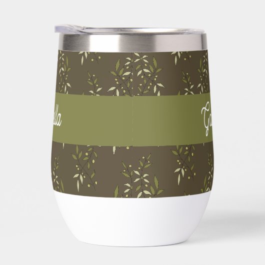 Sage green French country Olive pattern name (右面)