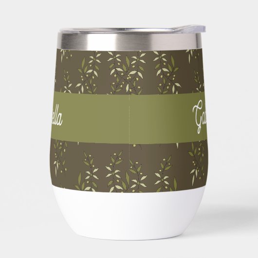 Sage green French country Olive pattern name (左面)