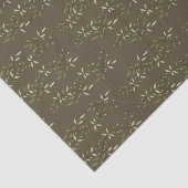 Sage green French country Olive pattern Name 薄葉紙 (詳細)