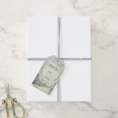 Sage Green Garden Arch Wedding Favor Thank You ギフトタグ (より糸付き)