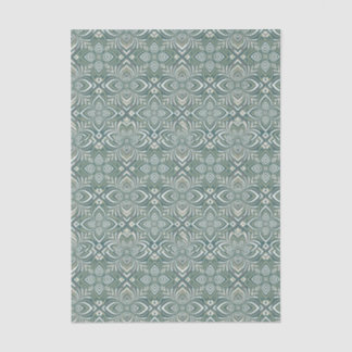 Sage Green Geometric Pattern 薄葉紙
