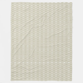 Sage Green Geometric Pattern Fleece Blanket フリースブランケット