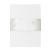 Sage green gold watercolour elegant wedding  招待状ベリーバンド (裏面例)