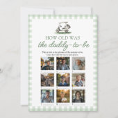 Sage Green Golf How Old Was The Daddy Game 招待状 (正面)
