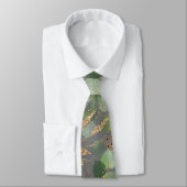 SAGE GREEN GREY BOTANICAL MENS TIE ネクタイ (タイ)