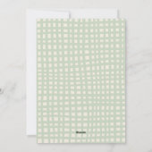 Sage Green Hand Drawn Bows Merry Christmas 2 Photo シーズンカード (裏面)