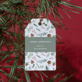 Sage Green Holiday Gift Tag ギフトタグ