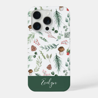 Sage Green Holiday Personalized Phone Case iPhone 15 Proケース