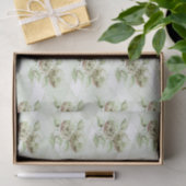 Sage Green Hydrangea Tissue Paper 薄葉紙 (ギフト)