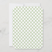 Sage Green Locally Grown Baby Shower 招待状 (裏面)