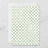 Sage Green Locally Grown Baby Shower 招待状 (裏面)