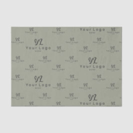 Sage Green Logoパターンビジネスブランドパッケージング 薄葉紙