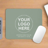 Sage Green Logo lプロフェッショナルブランドビジネス マウスパッド