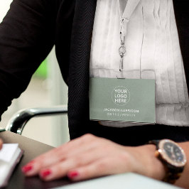 Sage Green Logo lプロフェッショナル事業企業の バッジ