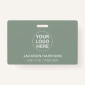 Sage Green Logo lプロフェッショナル事業企業の バッジ (正面)