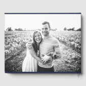 Sage Green Minimalistの結婚Sign In Guest Book ゲストブック (裏面)