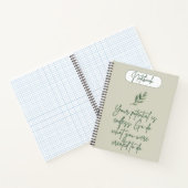 Sage Green Minimalist Spiral Notebook ノートブック (内部)
