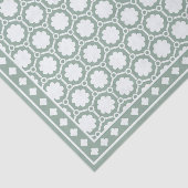 Sage Green Modern Bone Inlay Decoupage Paper 薄葉紙 (詳細)