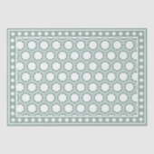 Sage Green Modern Bone Inlay Decoupage Paper 薄葉紙 (正面)