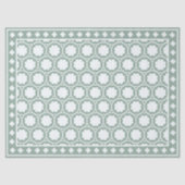 Sage Green Modern Bone Inlay Decoupage Paper 薄葉紙 (正面)