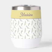 Sage Green Olive Branch Monogram Name (正面)