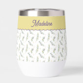 Sage Green Olive Branch Monogram Name (背面)