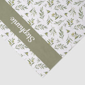 Sage Green Olives Watercolor 薄葉紙 (詳細)
