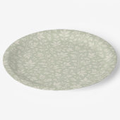 Sage Green Paper Plates ペーパープレート (アングル)