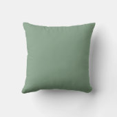 Sage Green Personalized Baby Name Pillow Custom クッション (裏面)