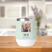 Sage green photo monogramイニシャル名