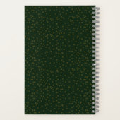 Sage Green Polka Dots Modern Pattern  ノートブック (裏面)
