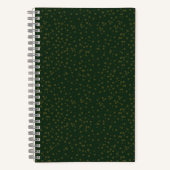 Sage Green Polka Dots Modern Pattern  ノートブック (正面)