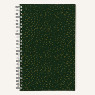 Sage Green Polka Dots Modern Pattern  ノートブック