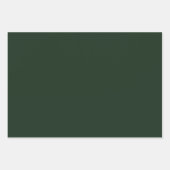 Sage Green Polka Dots Modern Pattern ラッピングペーパーシート (正面3)