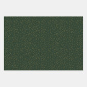 Sage Green Polka Dots Modern Pattern ラッピングペーパーシート (正面)