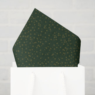 Sage Green Polka Dots Modern Pattern 薄葉紙