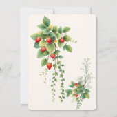 Sage Green Save the Date Card セーブザデート (裏面)