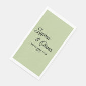 Sage Green Script Minimalist Wedding (コーナー)