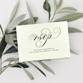 Sage Green Script QR Code Wedding RSVP Response