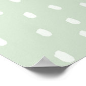 Sage Green Silly Goose Coquette Baby Shower ポスター (角)