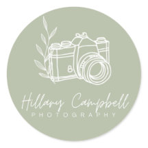  sage green Simple Photography ロゴ プロモーション